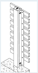 Alumínium L-profil 30x30x2x1810mm, antracit
