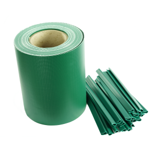 ECOFLEX Light  betét műanyag 190mm x 35m zöld  450g/m2 + 20db zárósín