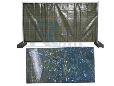 Mobilkerítés ponyva 3,4x1,8m zöld