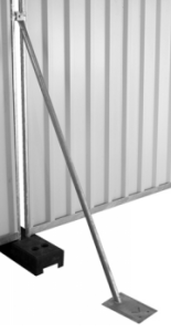 Mobiltámasz 195 cm bilincs és leszúróvas nélkül