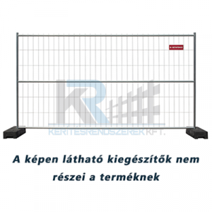 Használt dróthálós ERŐSÍTETT mobil tábla 3,5m × 2m