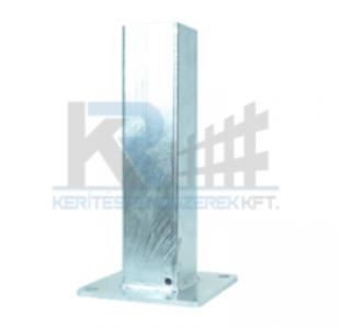 Univerzális  talp adapter kapu 60x60 oszlophoz horganyzott