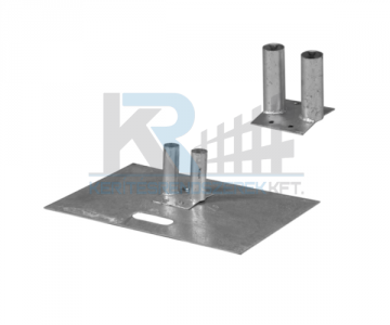 Lemezes talp mobil kerítéshez 500x700 mm