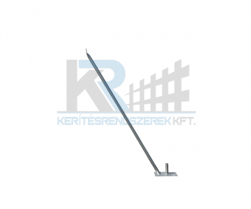 Használt mobiltámasz 195 cm bilincs és leszúró nélkül