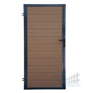 WPC betétes egyszárnyú kapu, 1065x1620, oszlop nélkül