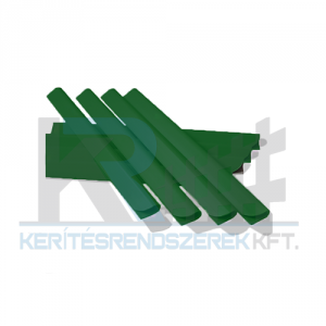 ECOFLEX műanyag záró sín 19cm, zöld