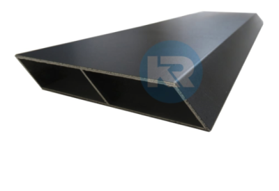 Alumínium kerítésléc SZAMOS ROMBUSZ 133x20x1000mm ANTRACIT
