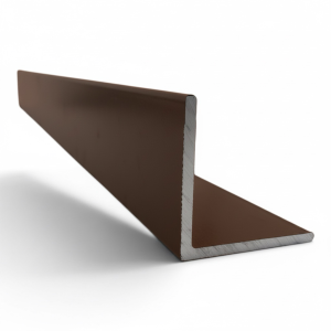 Alumínium L-profil  30x30x2x2000mm RAL8017 BARNA