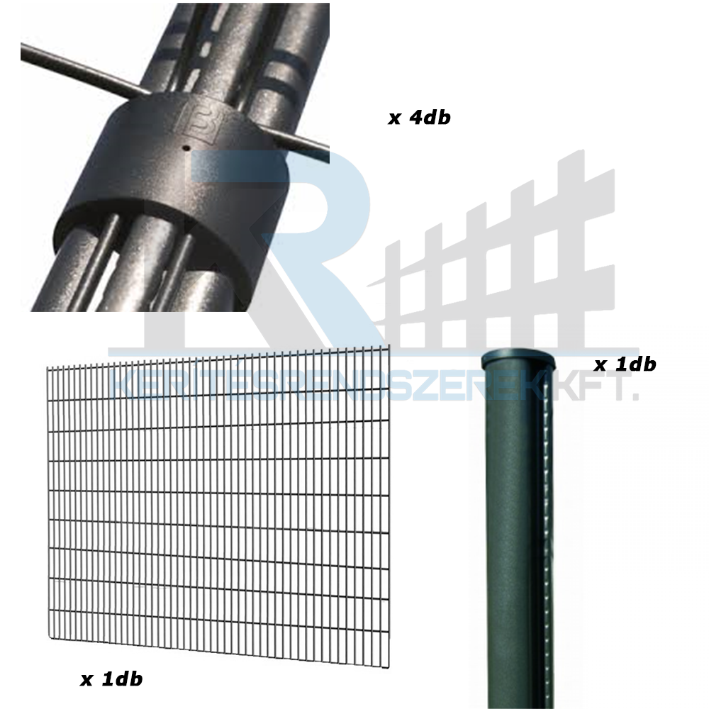 Mobil kerítés szett 35 fm kapuval (3,5m)- utánfutós, furgonos szállításhoz, építkezés, felújítás , raktározás, karácsonyfa árusítás feladatokhoz